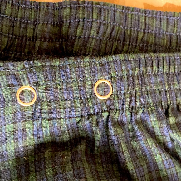 Small Plaid Lounge Pant - Navy & Green by Club Room - Picture 6 of 10